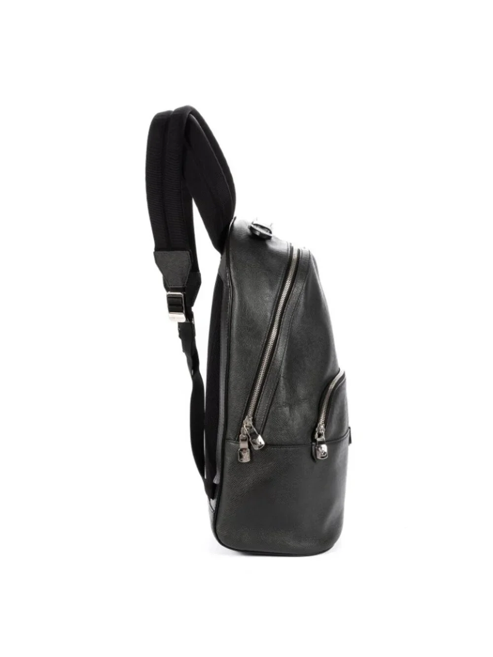 Louis Vuitton Taiga Anton Backpack Gray Leather